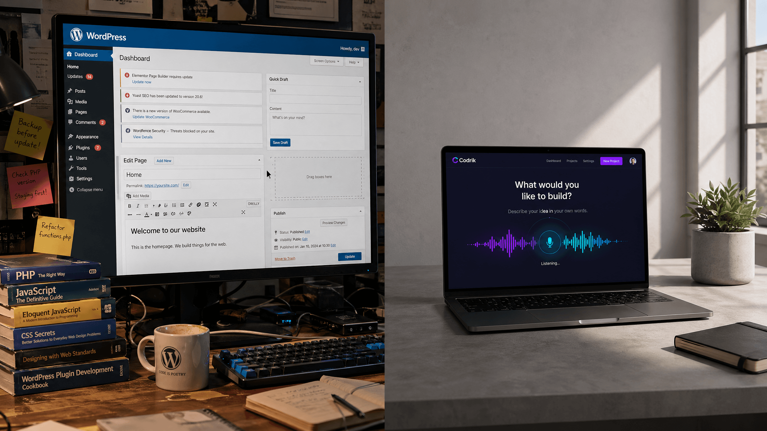 WordPress vs. AI Builders: When to Pick Which